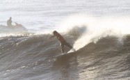 O surfista de Fernando de Noronha, Patrick Tamberg, fala sobre a vitória na primeira bateria do SuperSurf no sábado de grandes ondas em Xangri-Lá, com séries de 6-8 pés quebrando...
