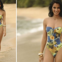 Lorena Bueri, realiza fotos de bikini para o concurso a gata do Paulistão 2012
