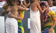 Confira as melhores fotos da festa de Gabriel Medina comemorando o título histórico para o surfe brasileiro.  